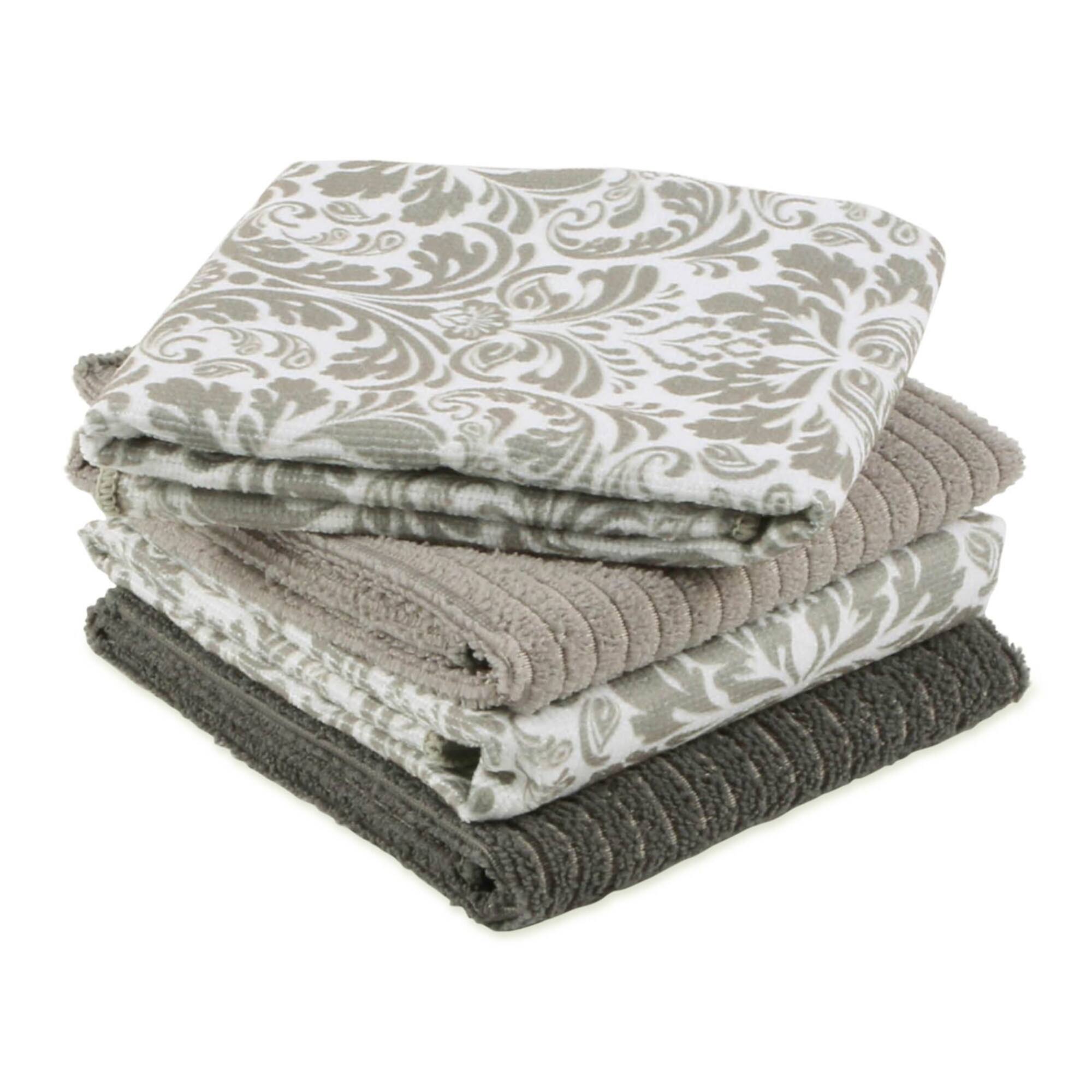 Damask Microfiber Dishtowel